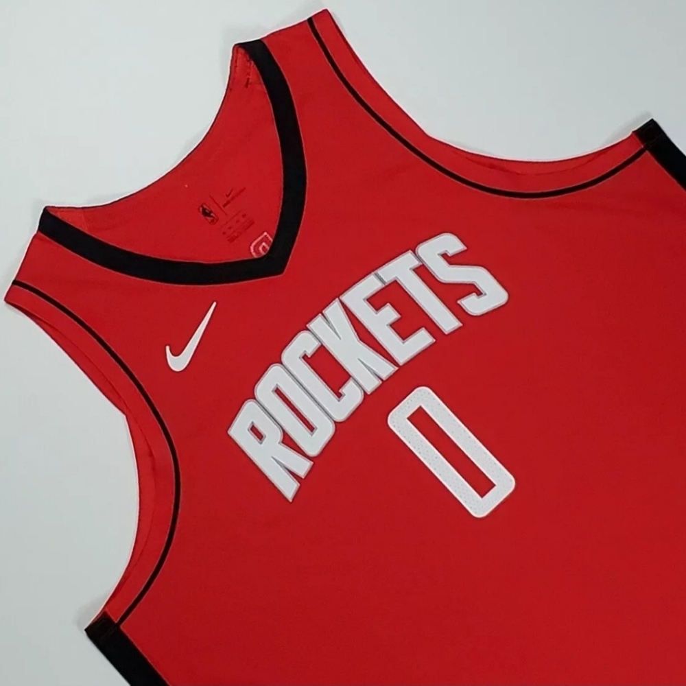 Nike NBA Rockets Mens Size 58 3XL Russell Westbrook Vaporknit Jersey CW3445-657